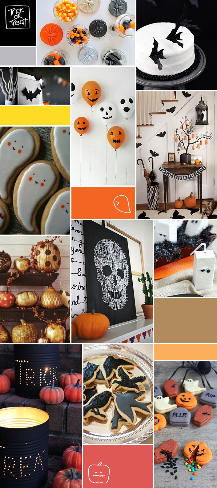 Semaine Halloween moodboard milibooblog