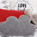 coussin gris nuage