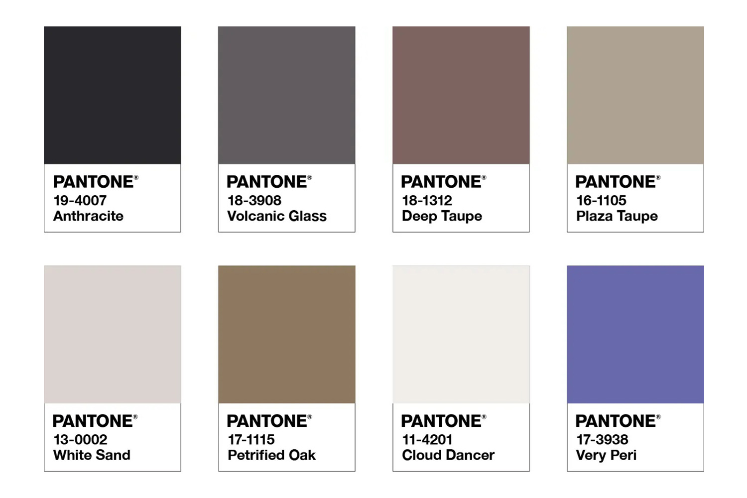 Nuancier Pantone color of the year star of the show