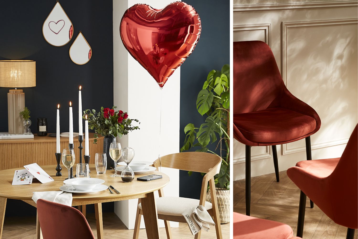 Les plus belles idées déco pour une table de Saint-Valentin - Elle  Décoration