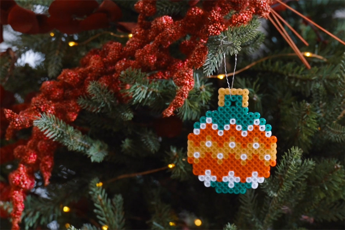 DIY boule de Noël facile en perle à repasser à repasser - Conseils